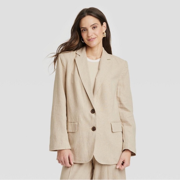 a new day Jackets & Blazers - A New Day Women's Button Up Spring Blazer Jacket